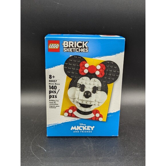 LEGO Disney Brick Sketches 40457 Minnie Mouse 140 Pcs Retired New Sealed - Picture 1 of 6